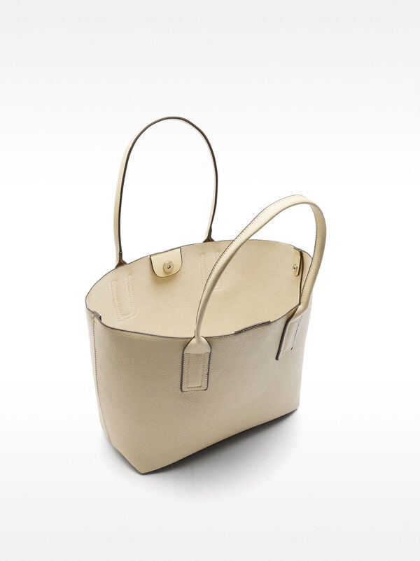 Shopper bag with removable bag