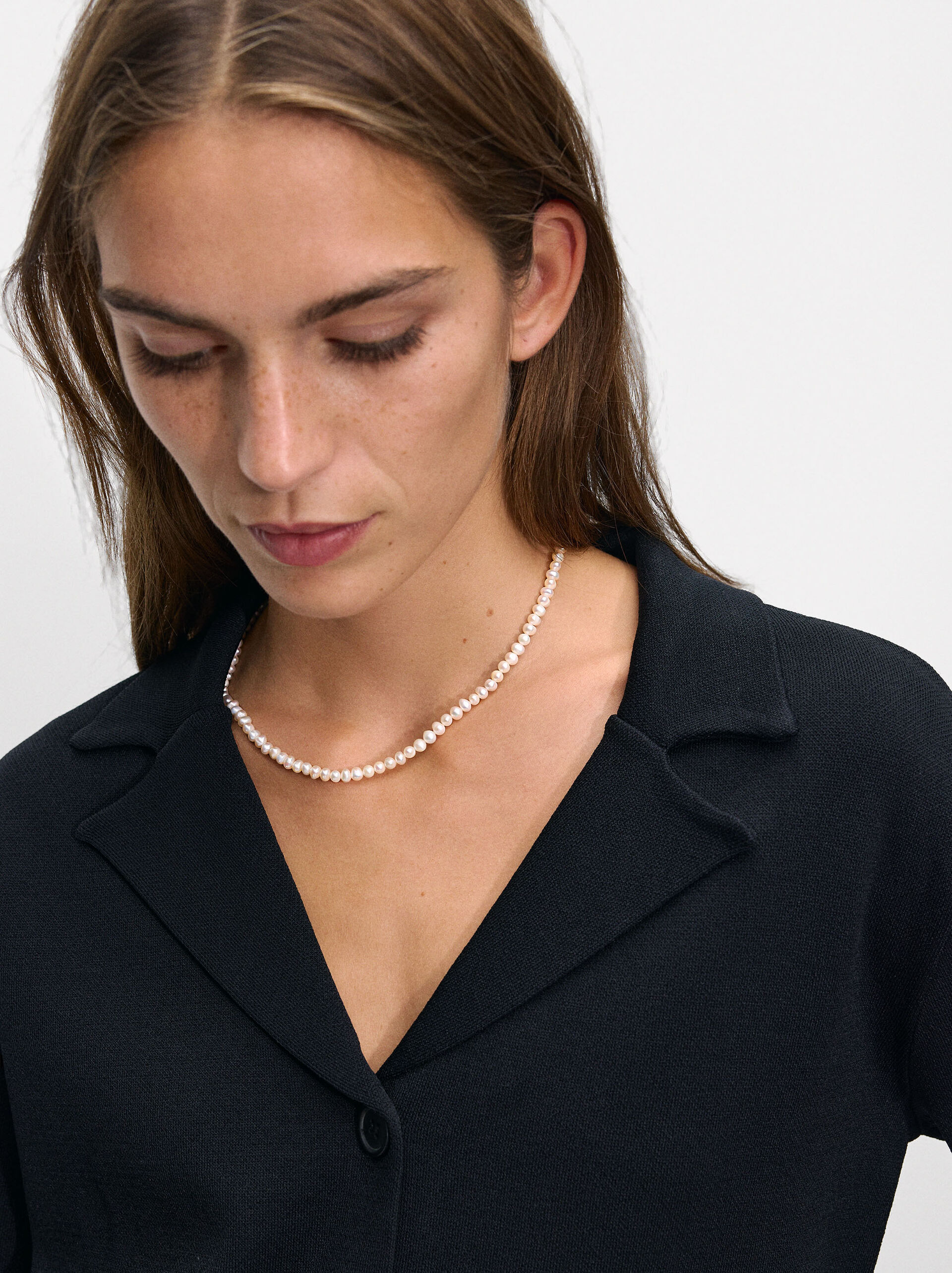 Collana con perle - argento sterling 925 image number 1.0