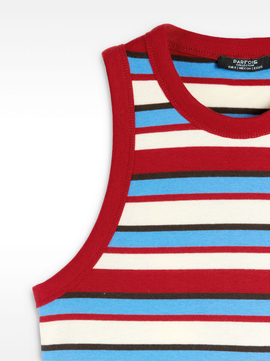 Striped cotton top