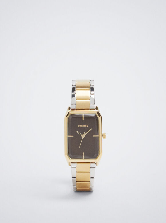 Reloj Pulsera De Acero Bicolor - Dorado - Mujer - Relojes - parfois.com