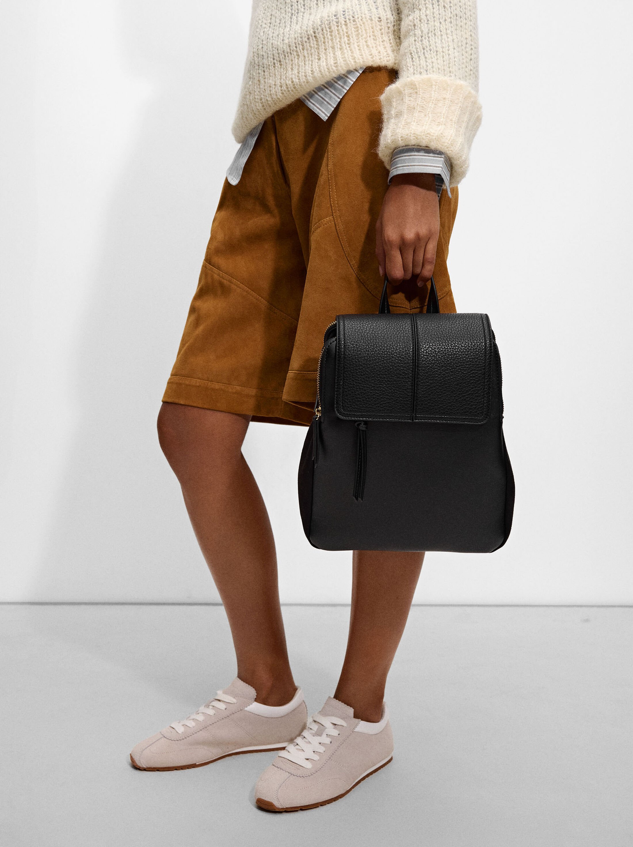 Backpack with flap closure image number 1.0