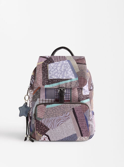 Sac à dos en nylon imprimé
