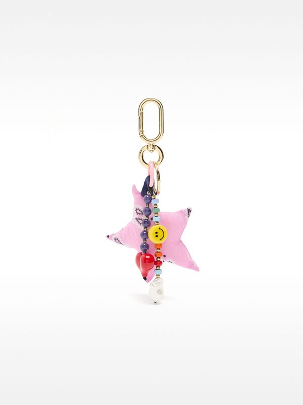 Star charm keychain