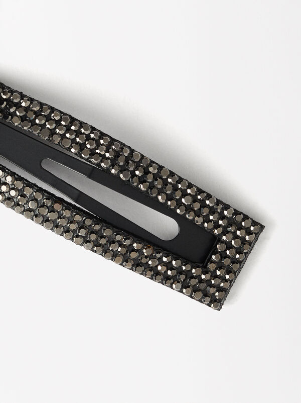 Forcina per capelli con strass
