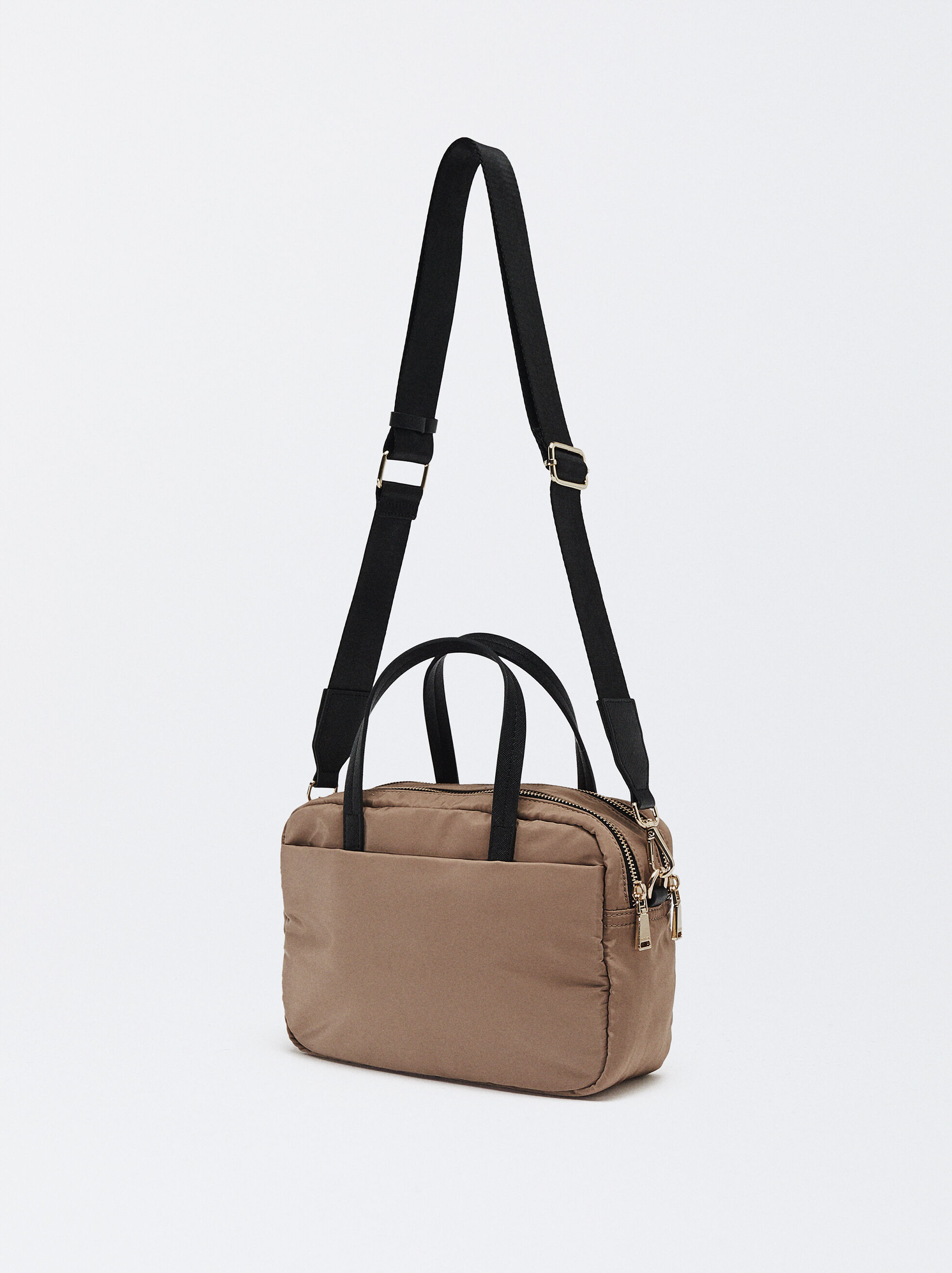 Nylon Tote Bag Black Parfois