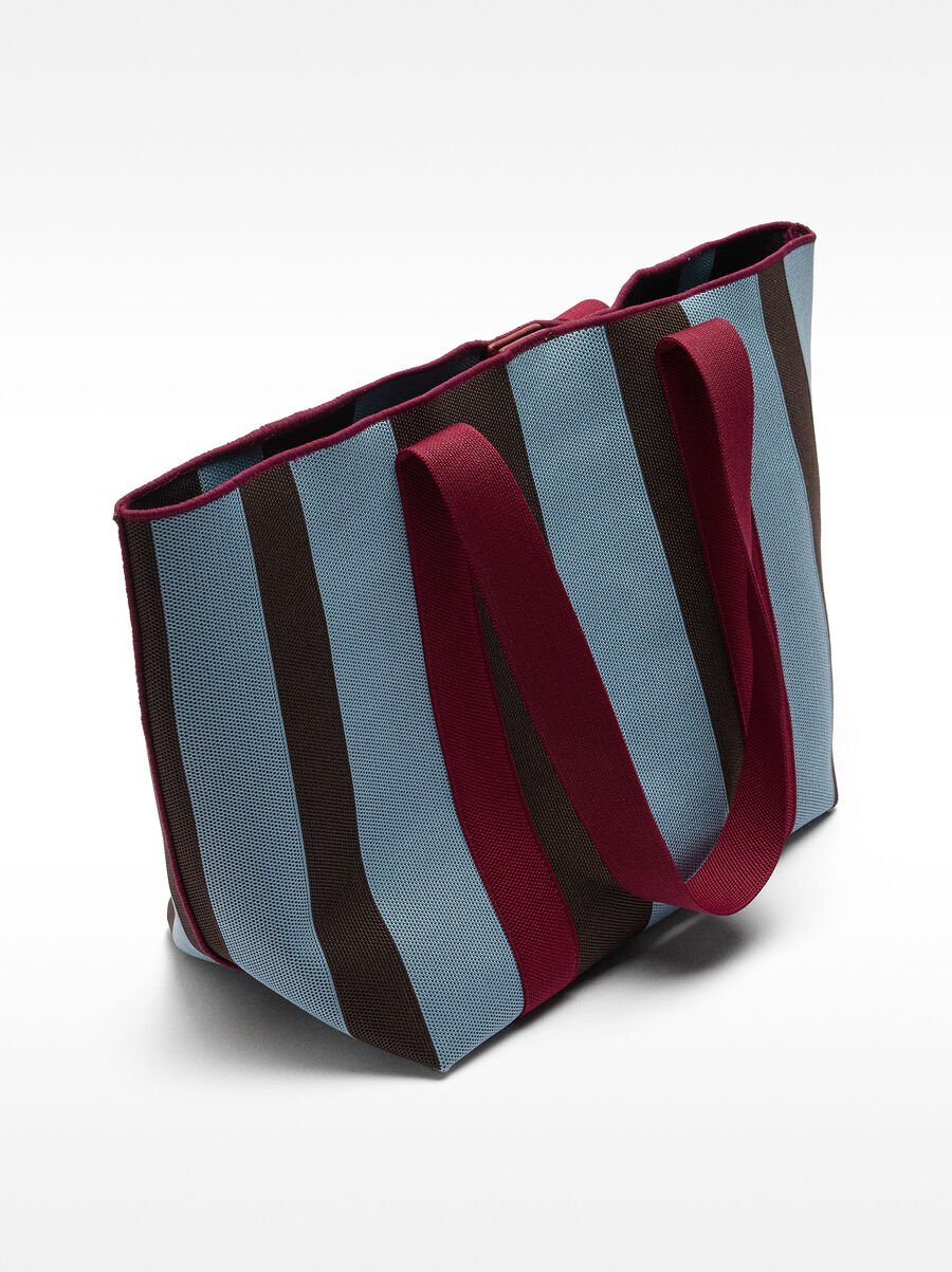 Streifen Shopper Tasche