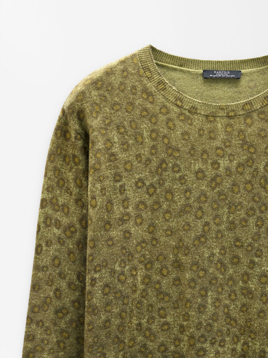 Jersey de punto estampado