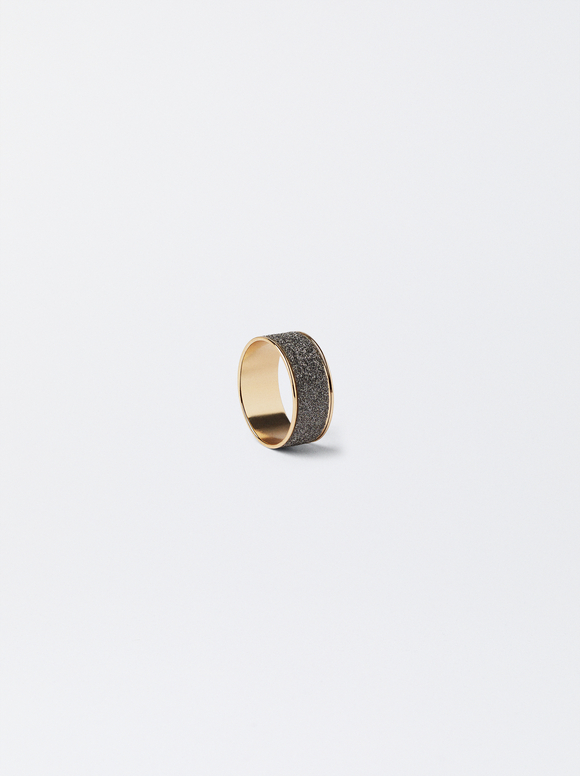 Rrhinestone Ring, Golden, hi-res