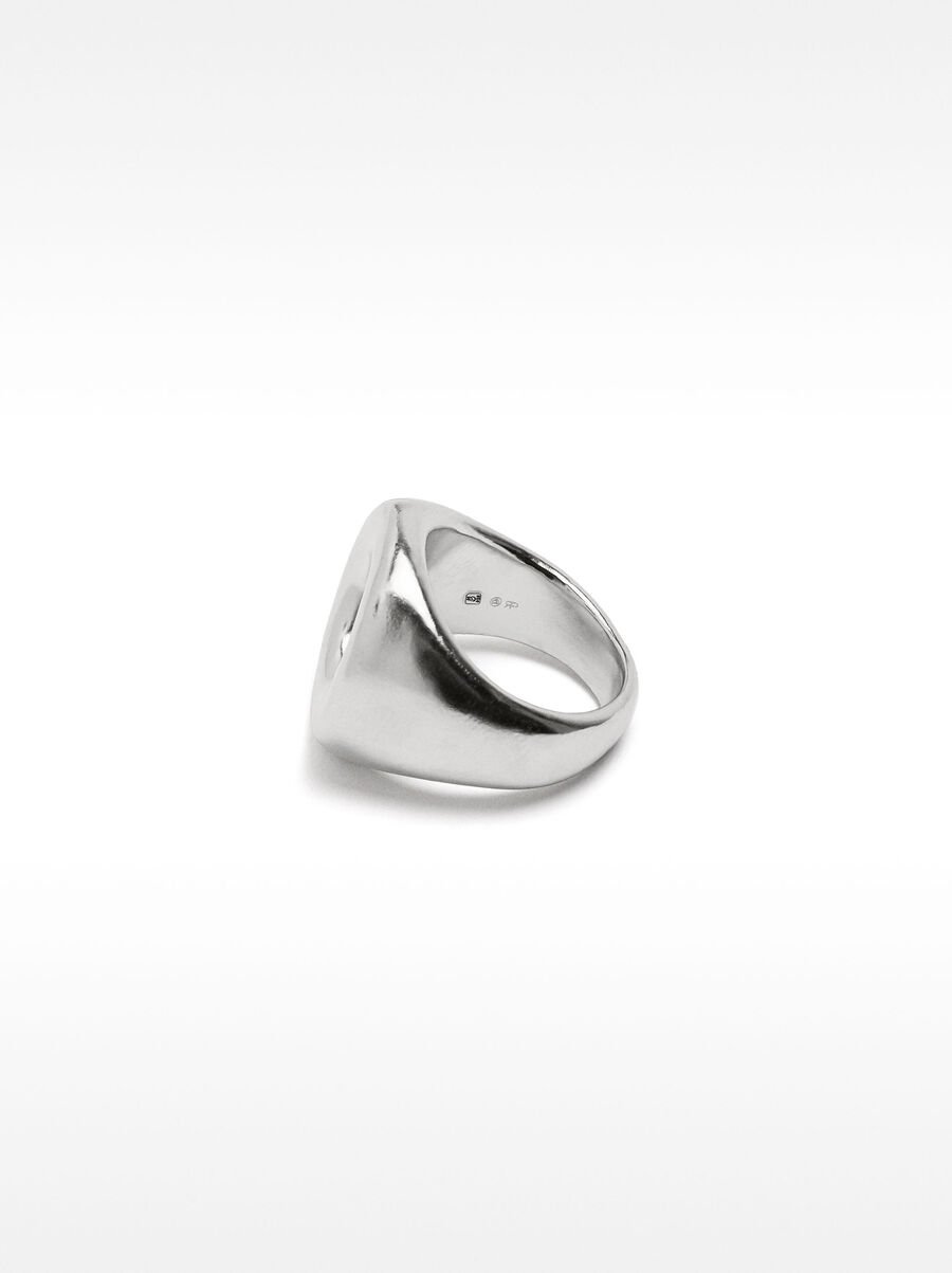 Anello tondo a fascia - argento 925