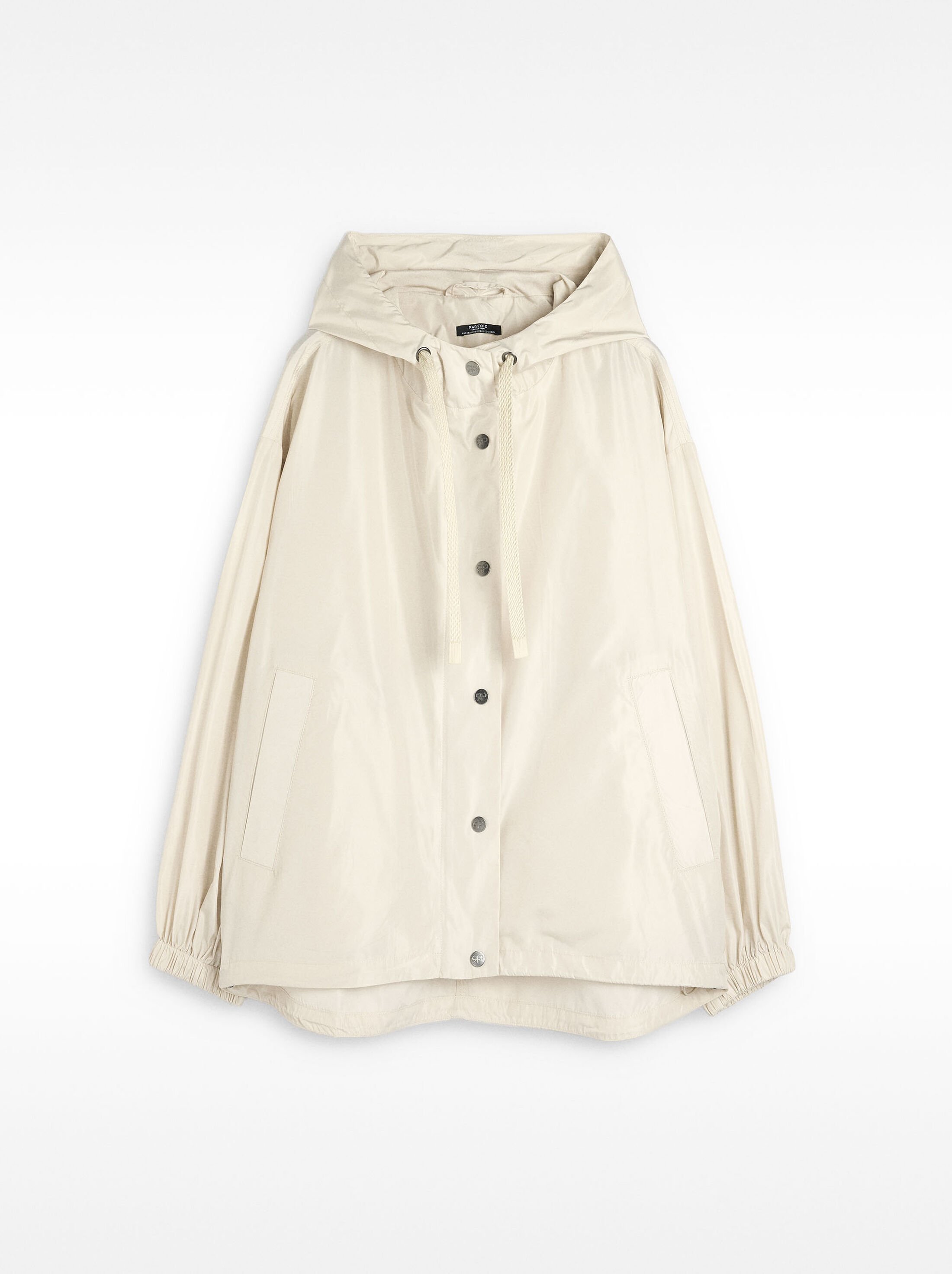 Hooded jacket with side pockets image number 5.0