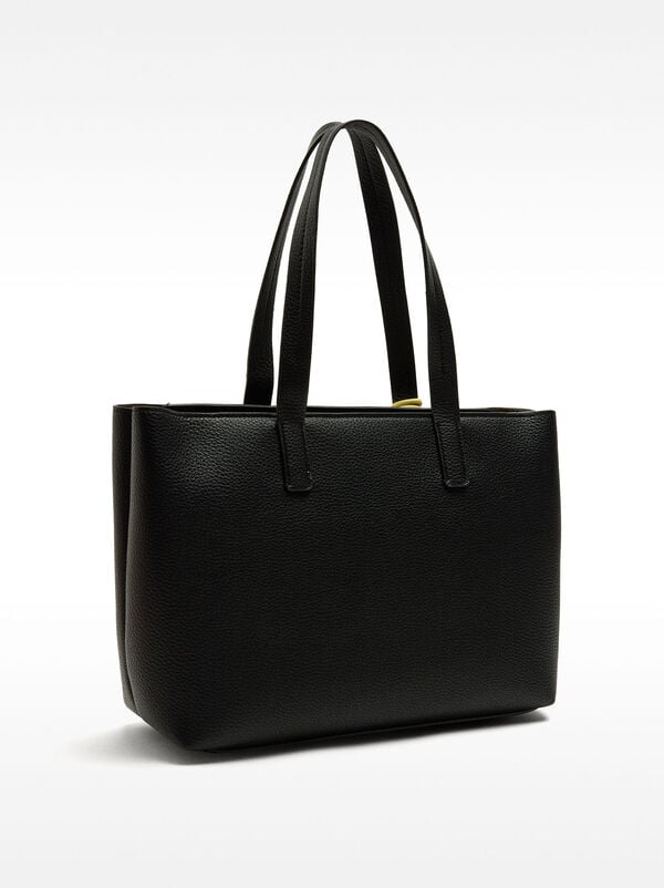 Shopper bag with texture
