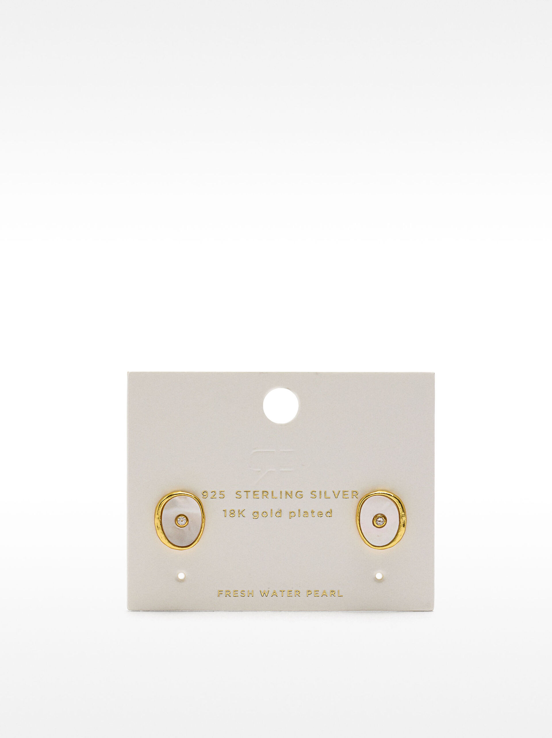 Orecchini con perla d’acqua dolce e zirconia – argento sterling 925 image number 3.0