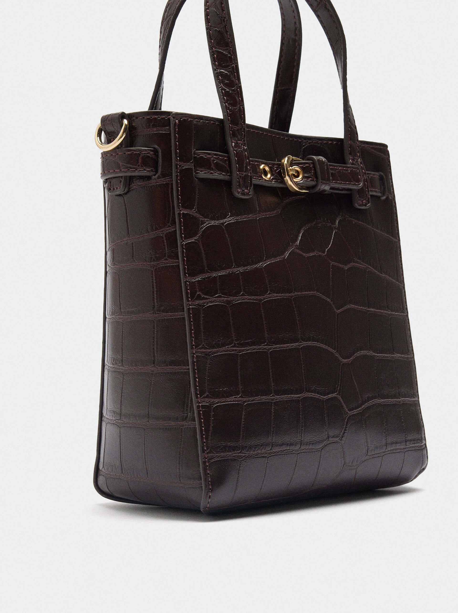 Handbag with animal engraving image number 1.0