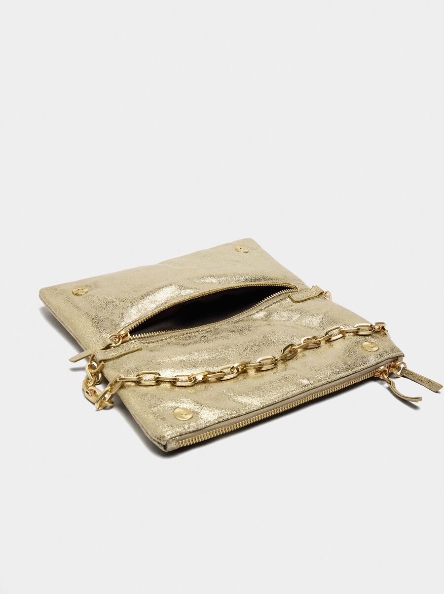 Bolso metalizado para fiesta
