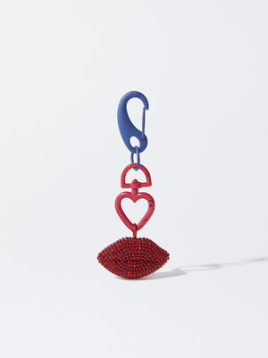 Key Ring With Strass image number 0.0