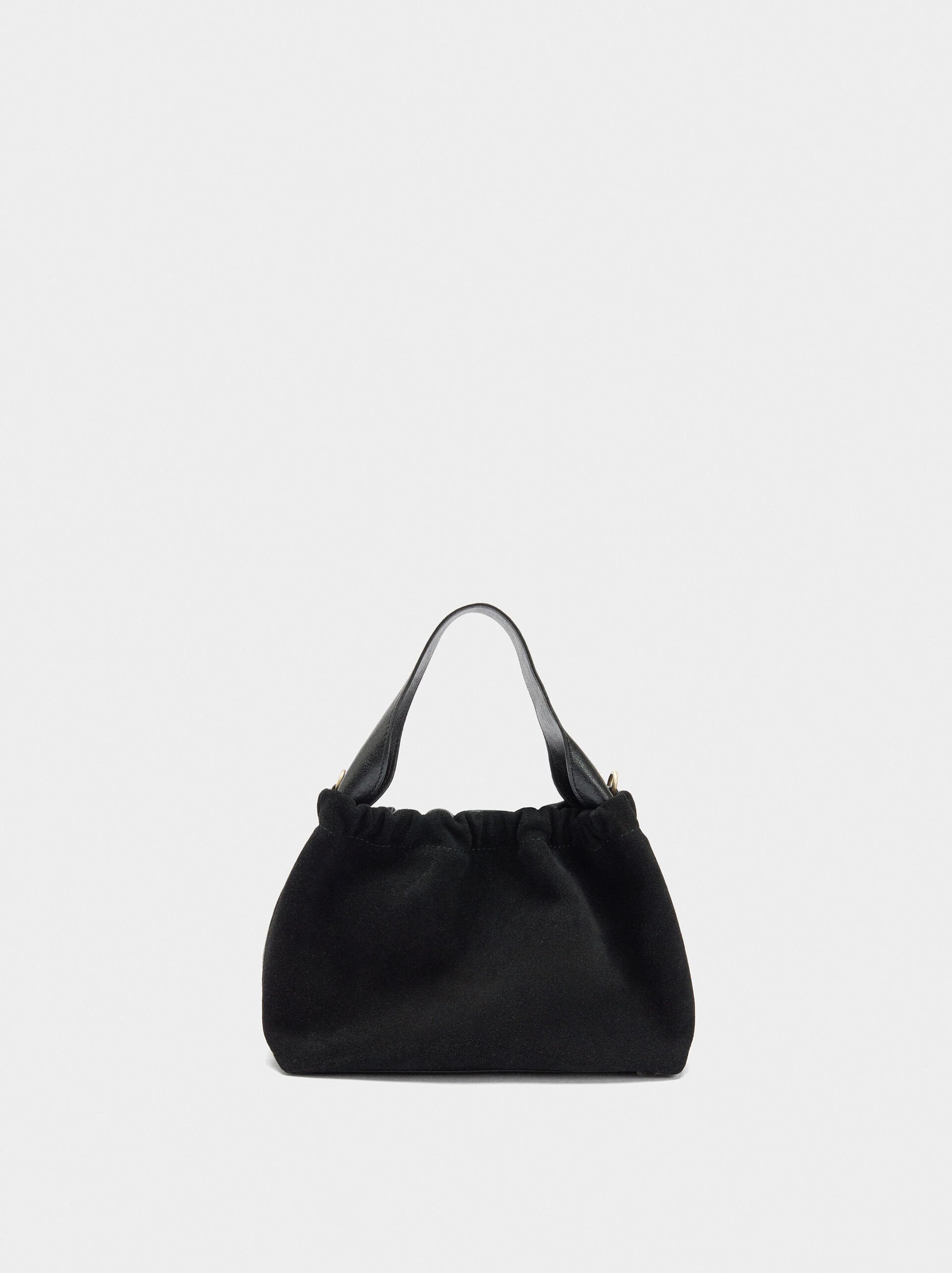 Sac bandoulière avec détails en cuir image number 0.0