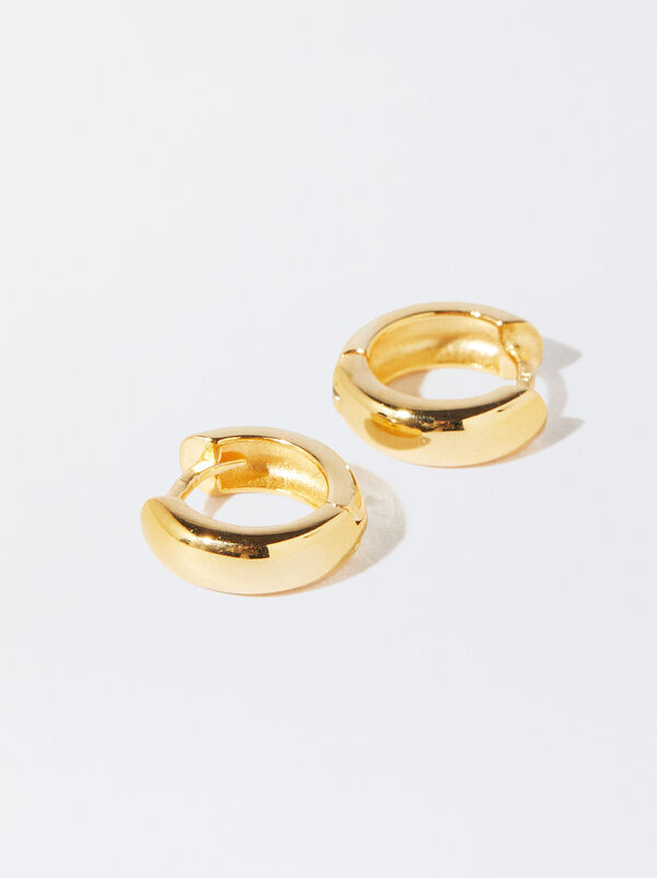 925 silver hoop earrings