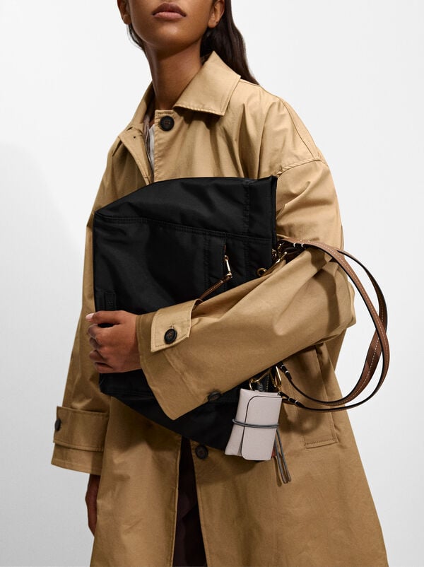 Nylon tote bag 