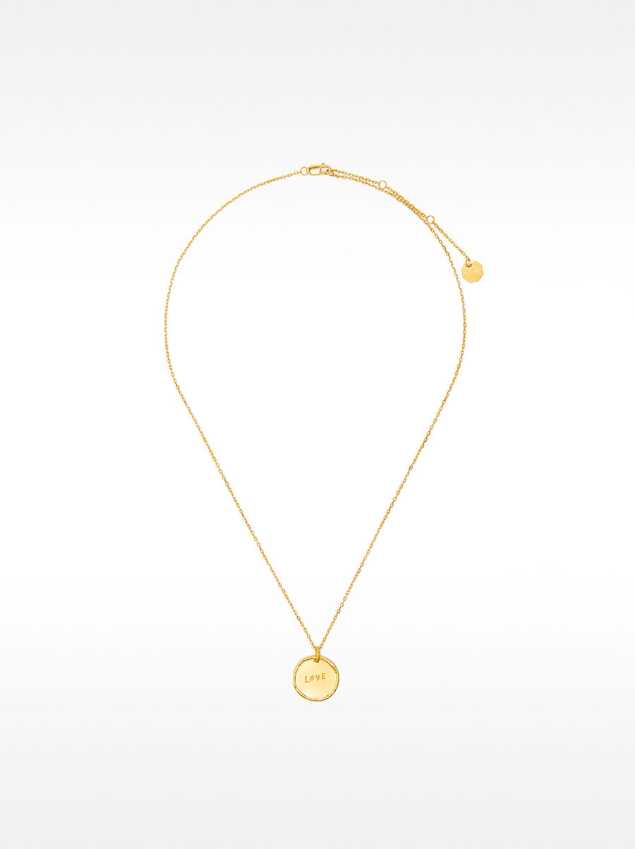 Necklace with medal - 925 sterling silver