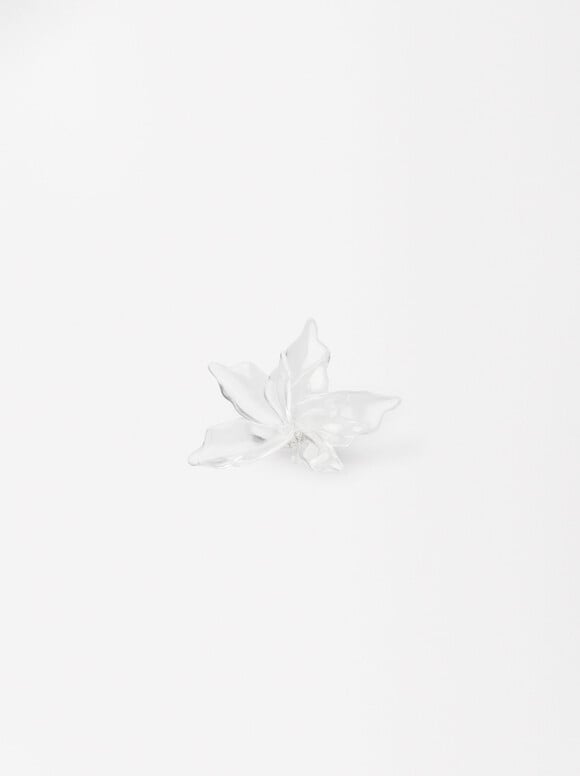 Online Exclusive - Ring With Flower, , hi-res