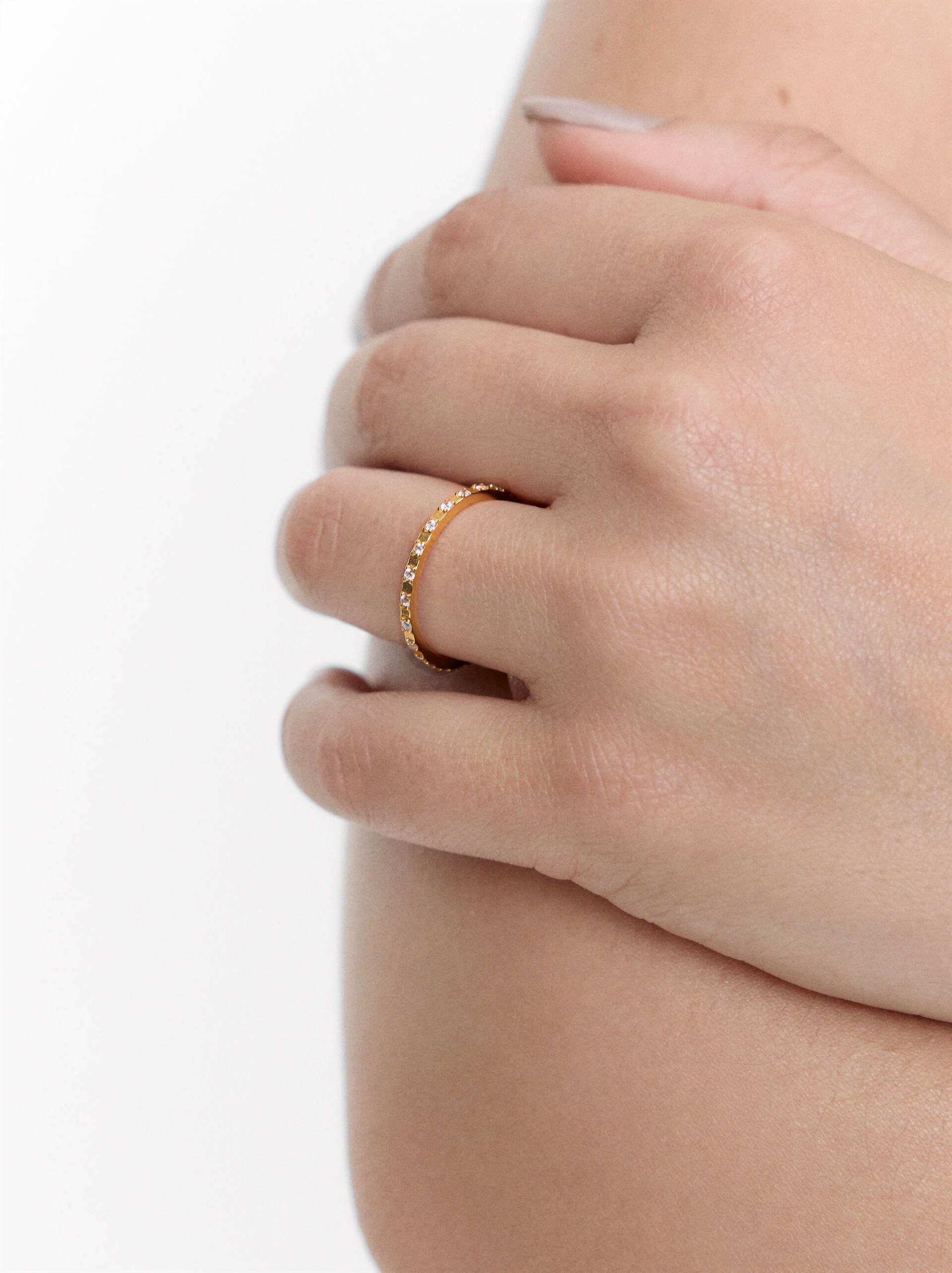 Zirconia ring - 925 sterling silver image number 1.0