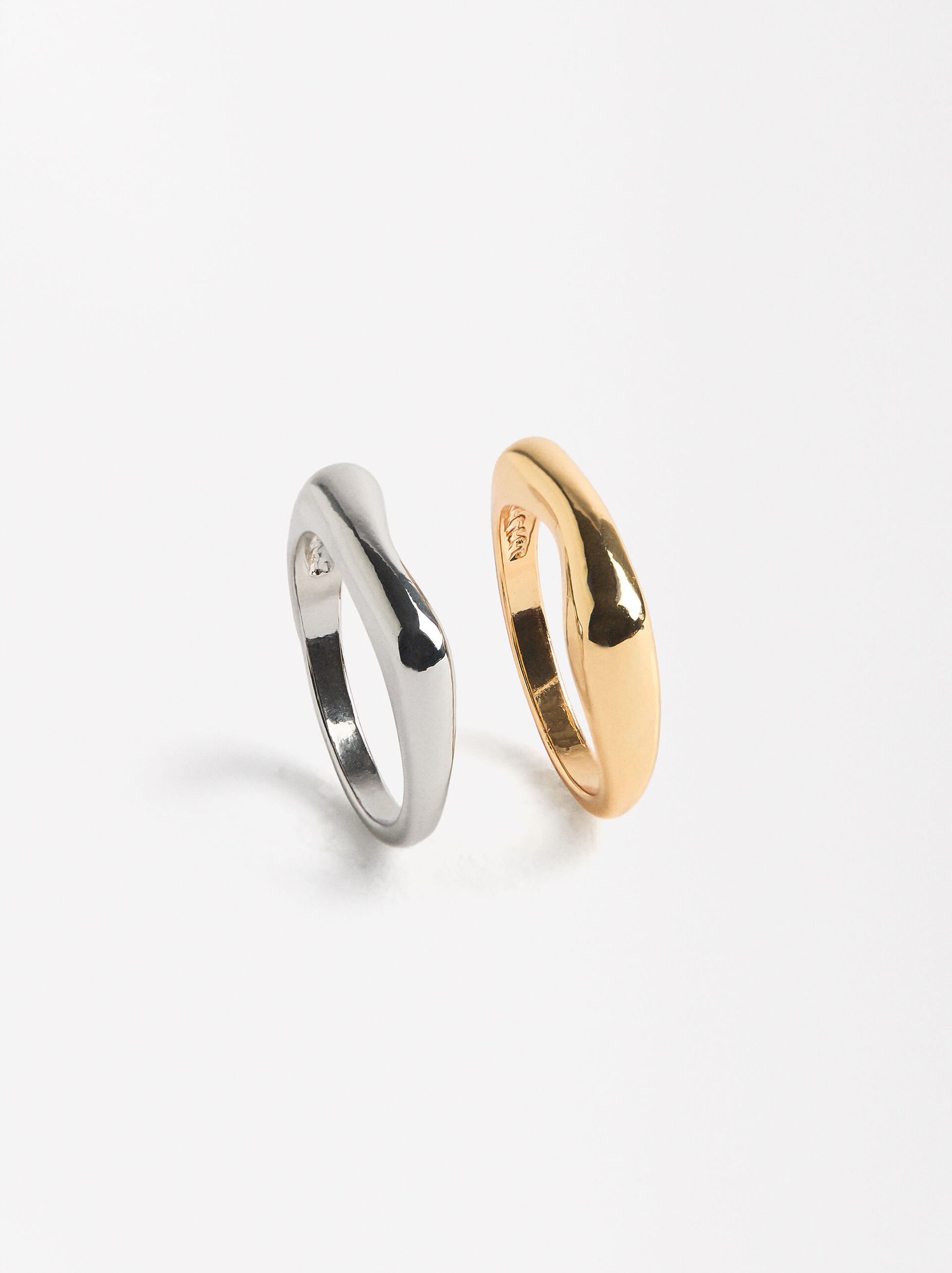 Set of bicolor square rings  image number 1.0