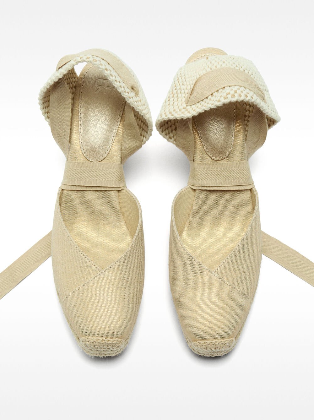 Wedges with metallic effect