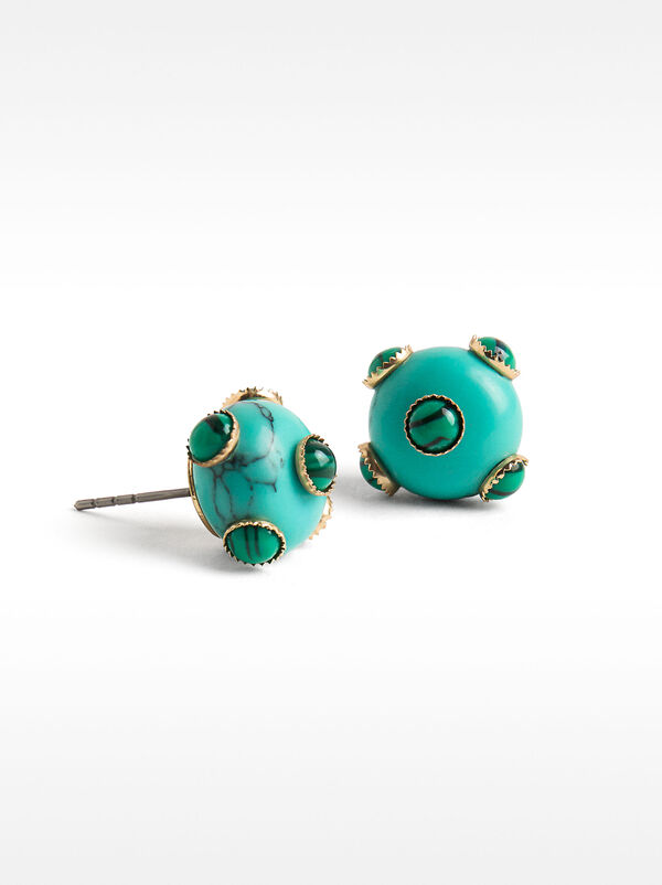 Earrings with stones
