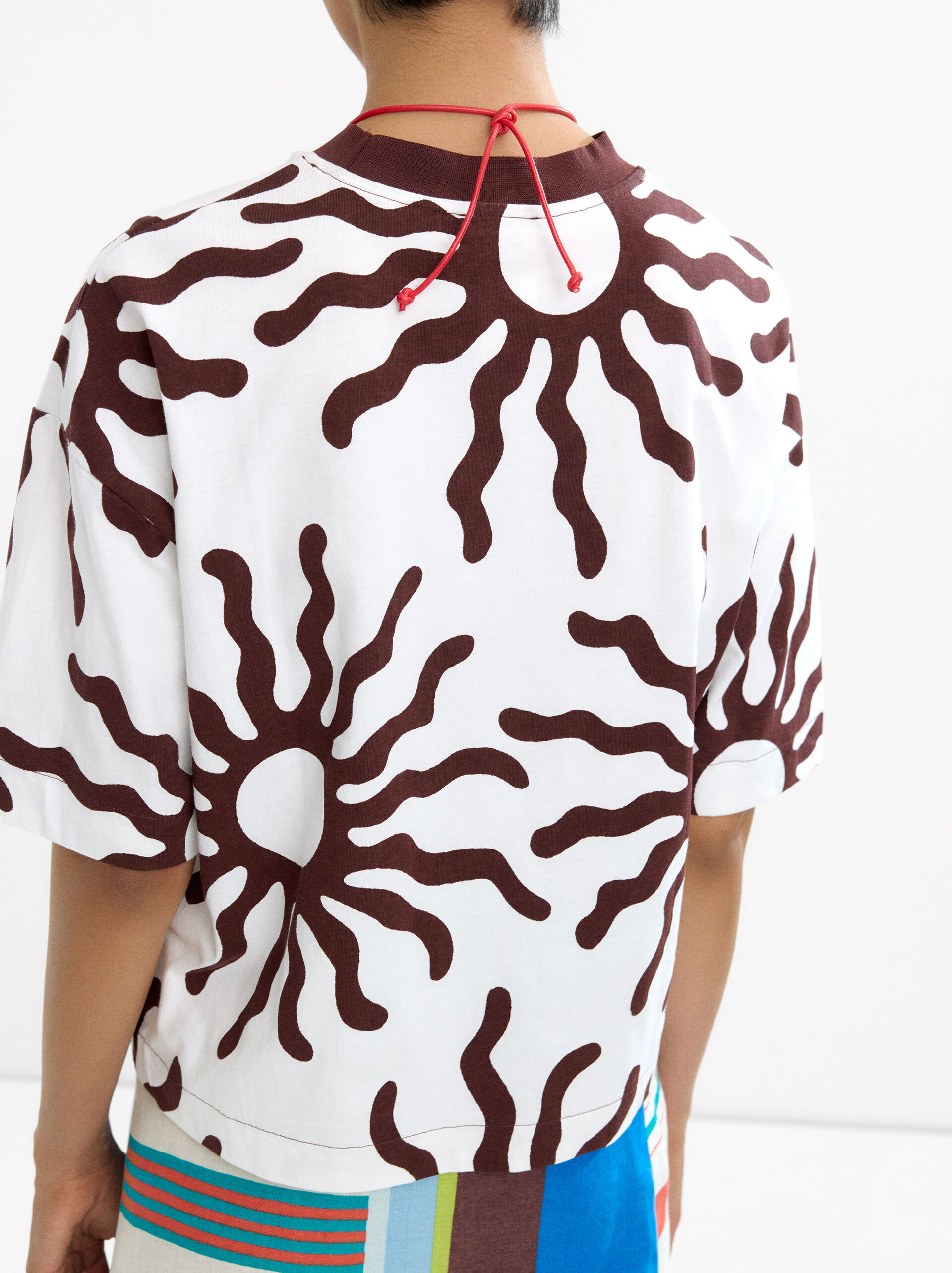 100% cotton t-shirt with print image number 4.0