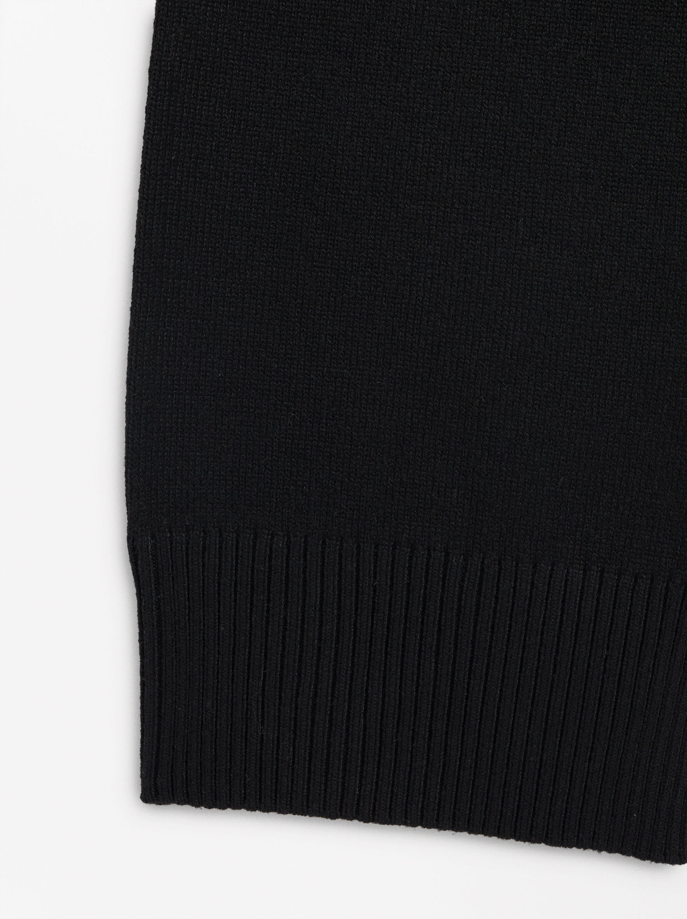 Knit trousers with wool and adjustable waist image number 6.0