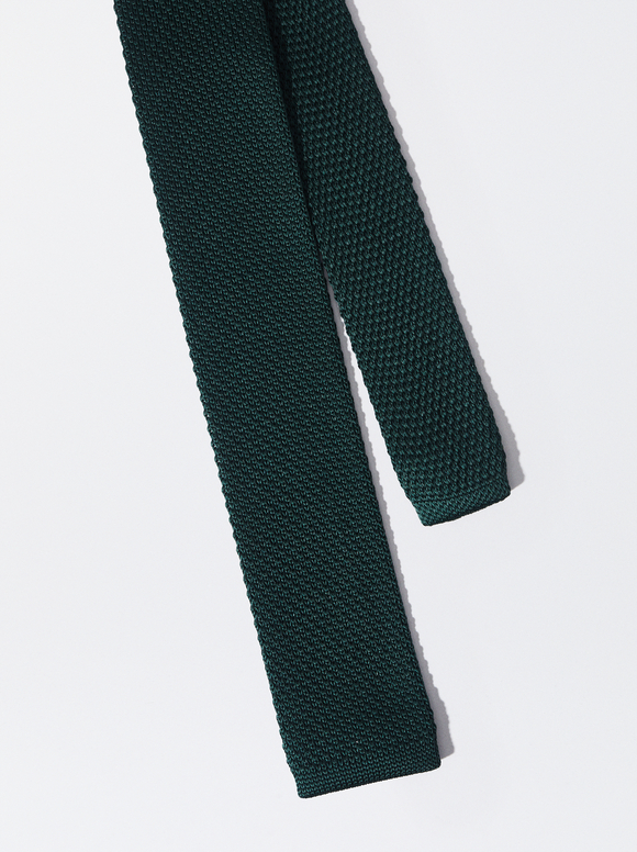 Corbata Con Textura, Verde, hi-res