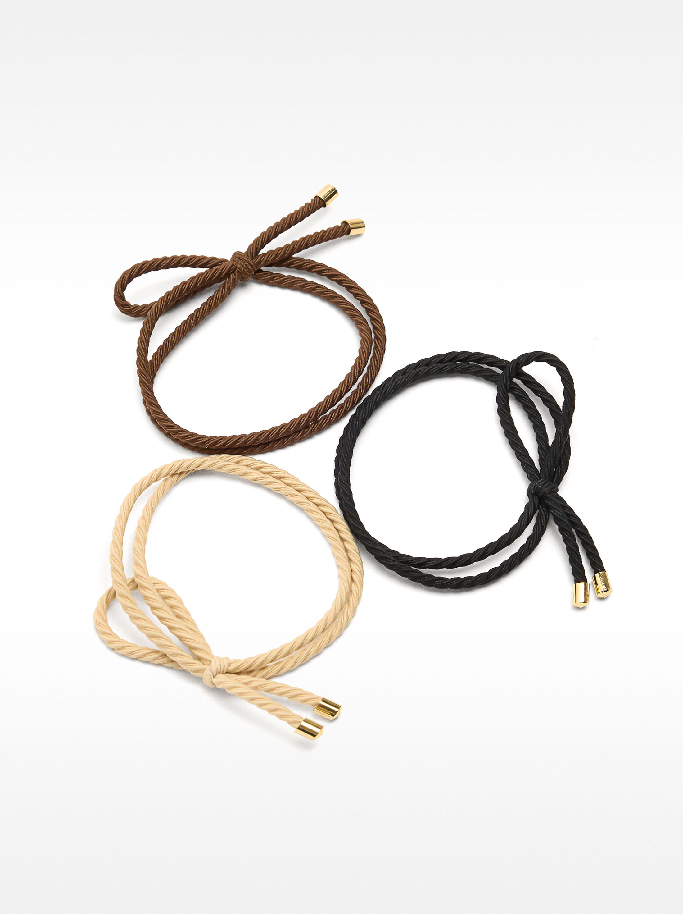 Set of hair elastics with knot image number 1.0