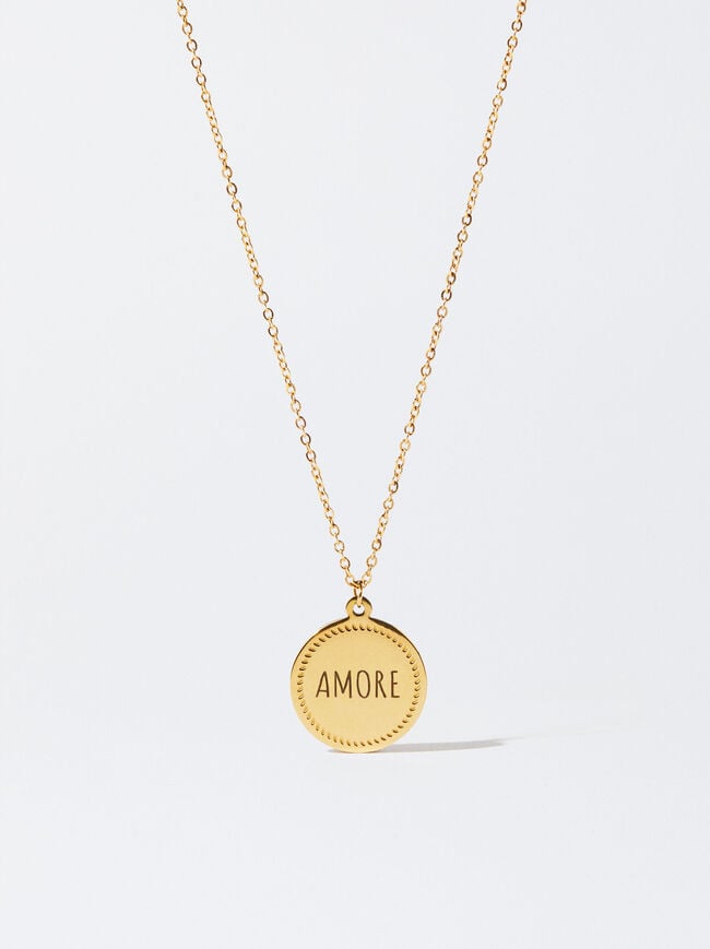 Online Exclusive - Personalized Stainless Steel Necklace