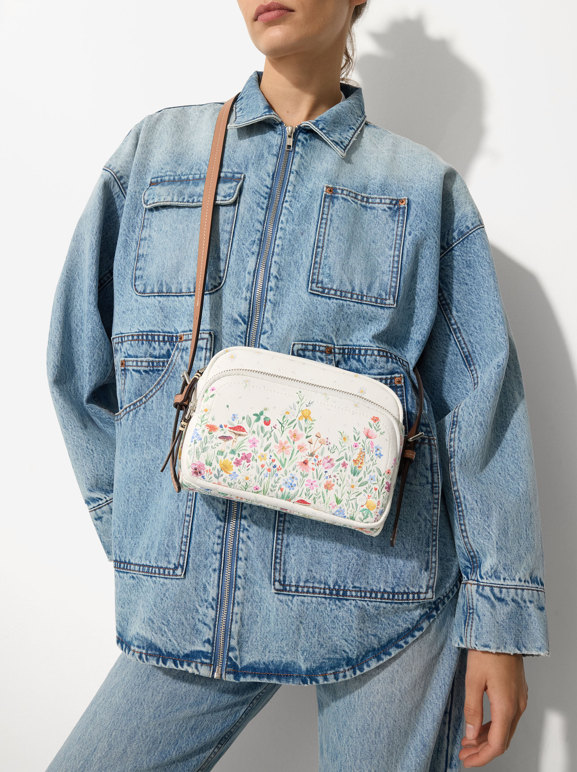 Floral Print Crossbody Bag