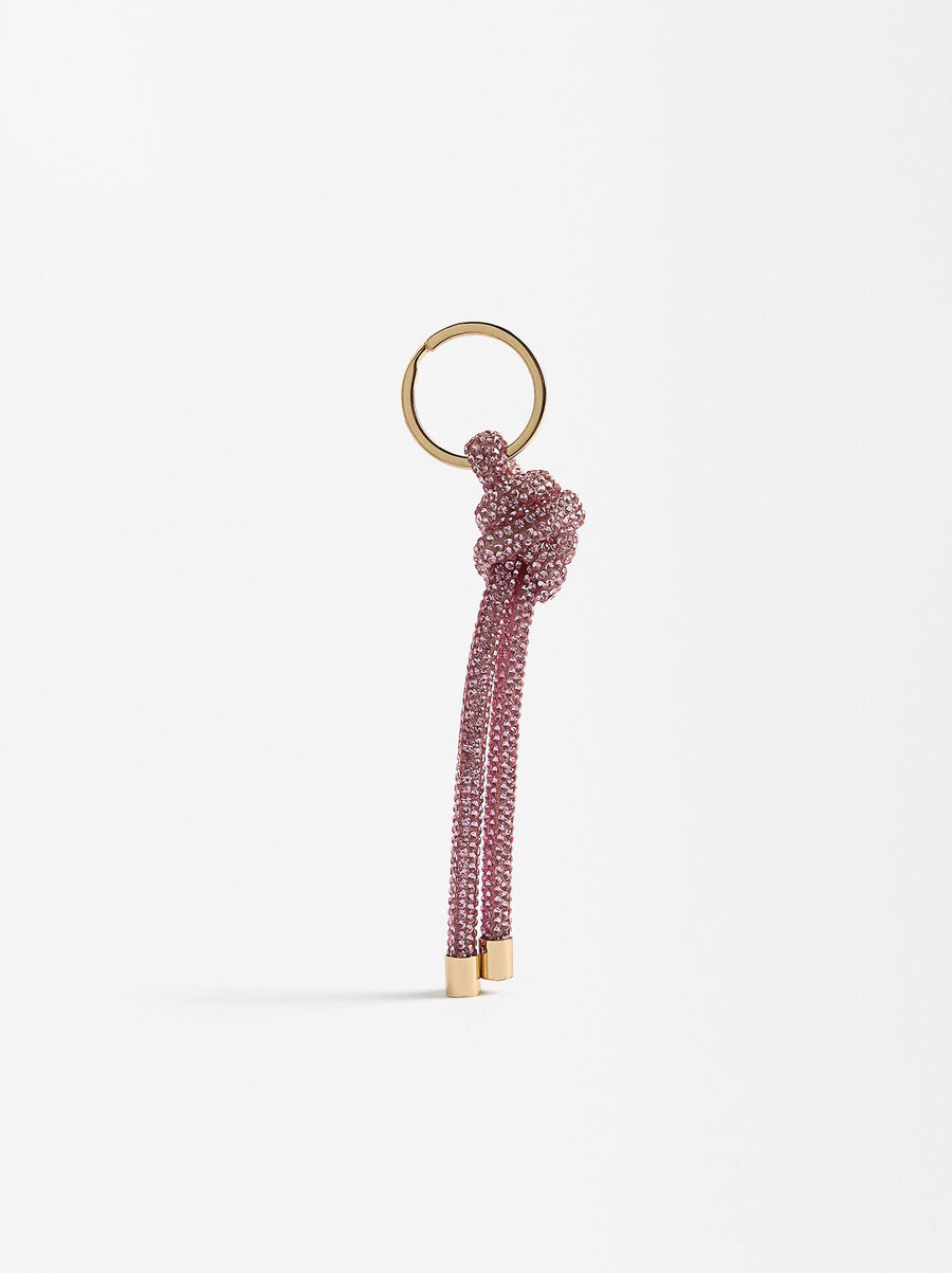 Key ring with strass