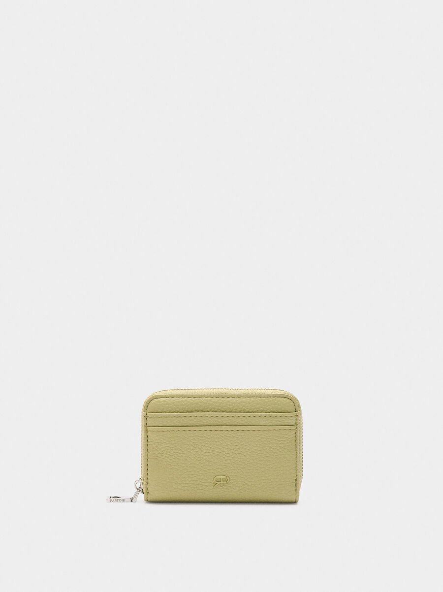Cartera básica con textura