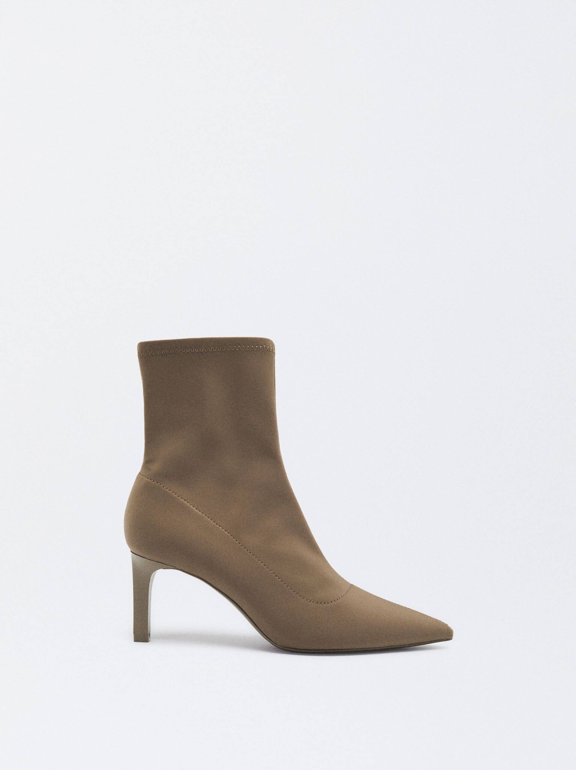 Elastic Fabric Ankle Boots image number 0.0