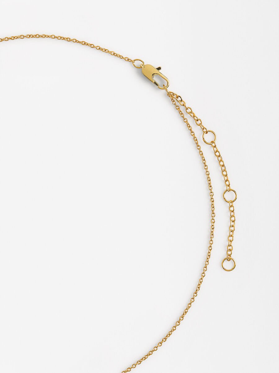 Heart Relic Necklace with 18k Gold Plating