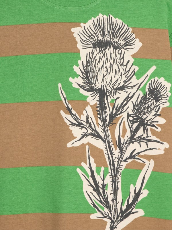 Striped cotton T-shirt
