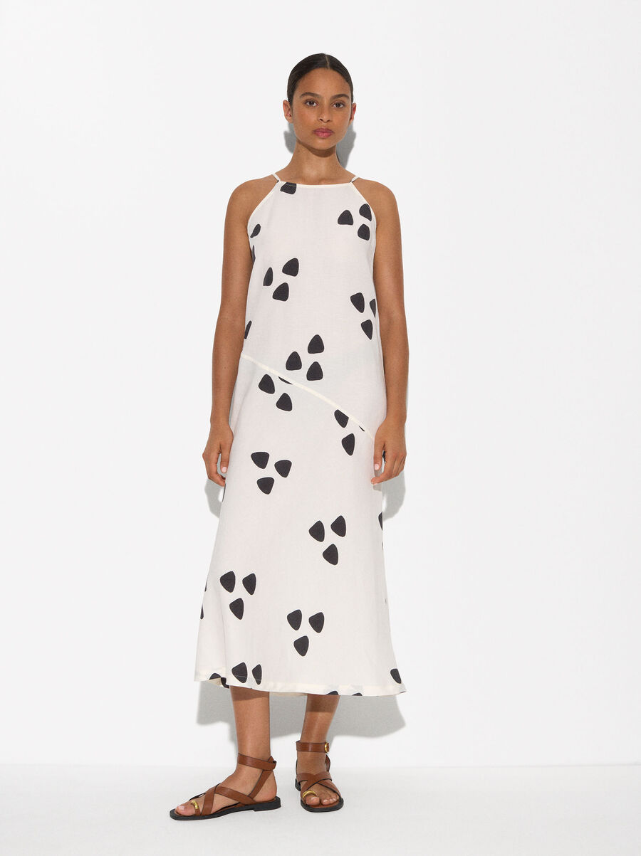 Printed long dress