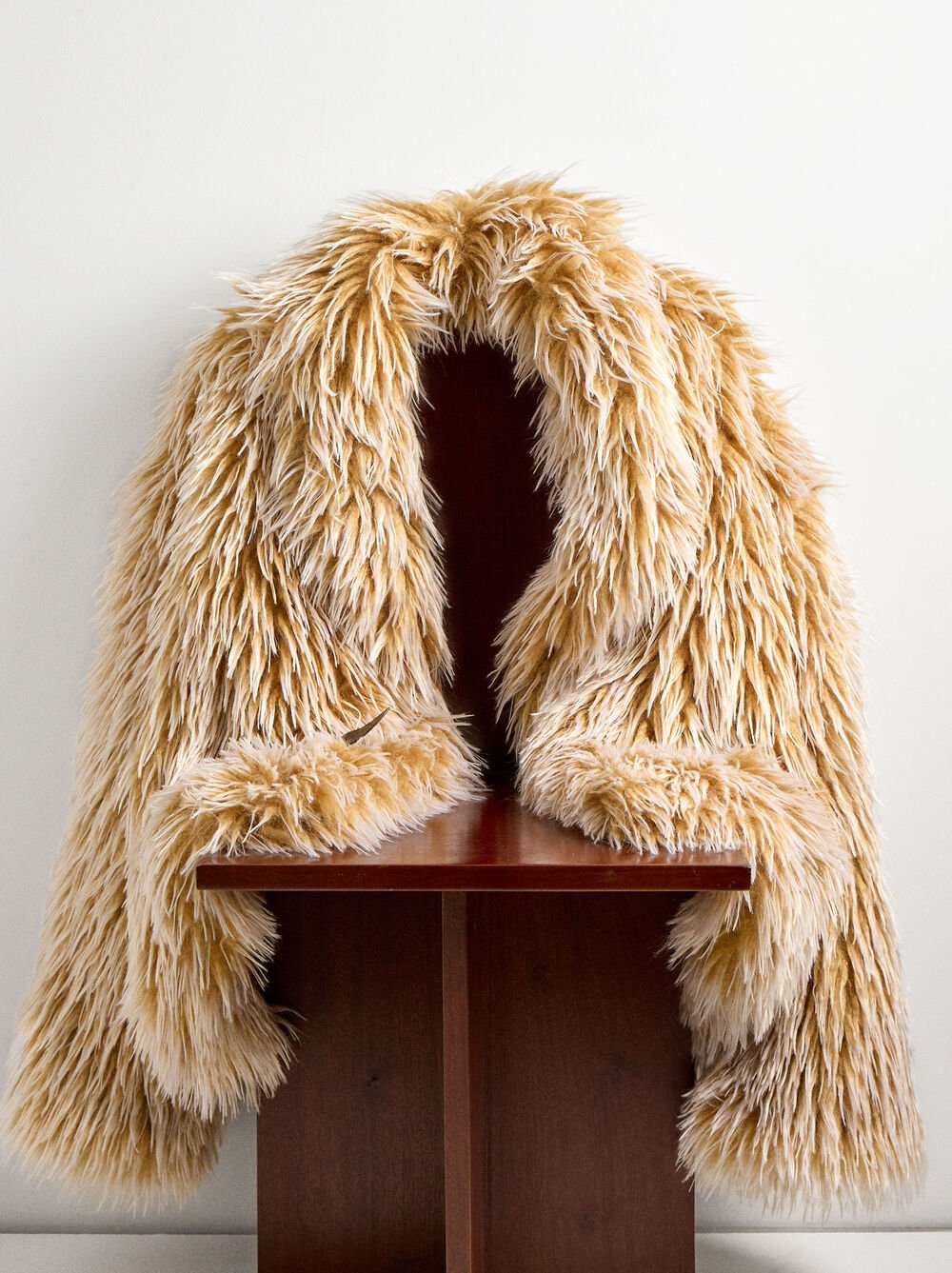Faux fur effect jacket