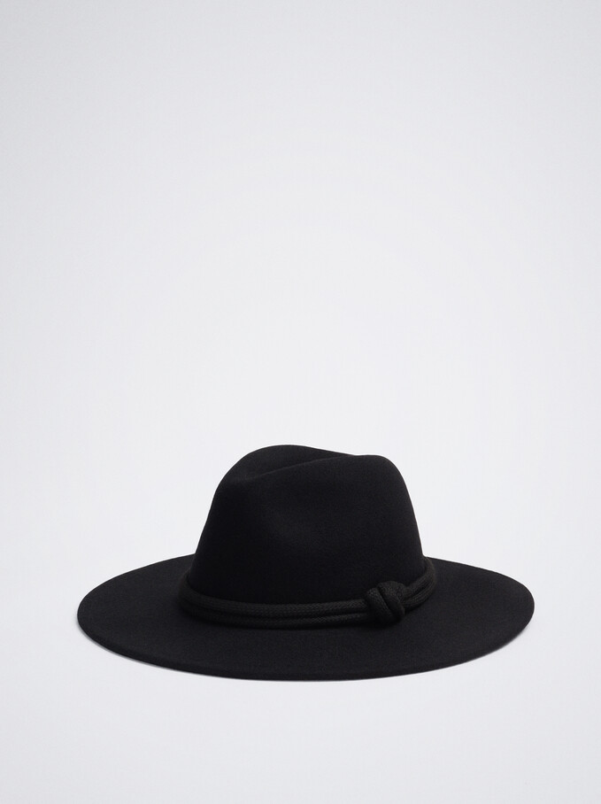 Woollen Hat, Black, hi-res