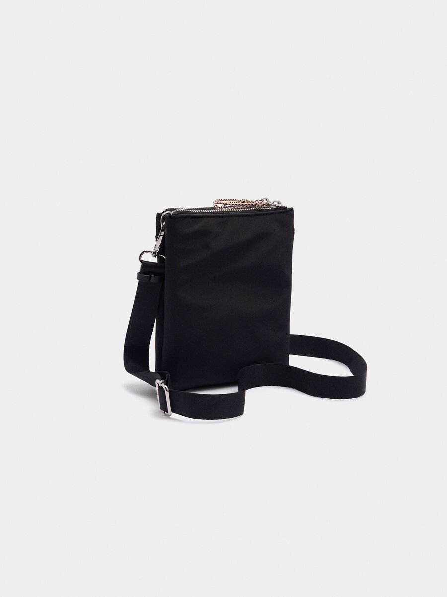 Bolso bandolera doble de nylon