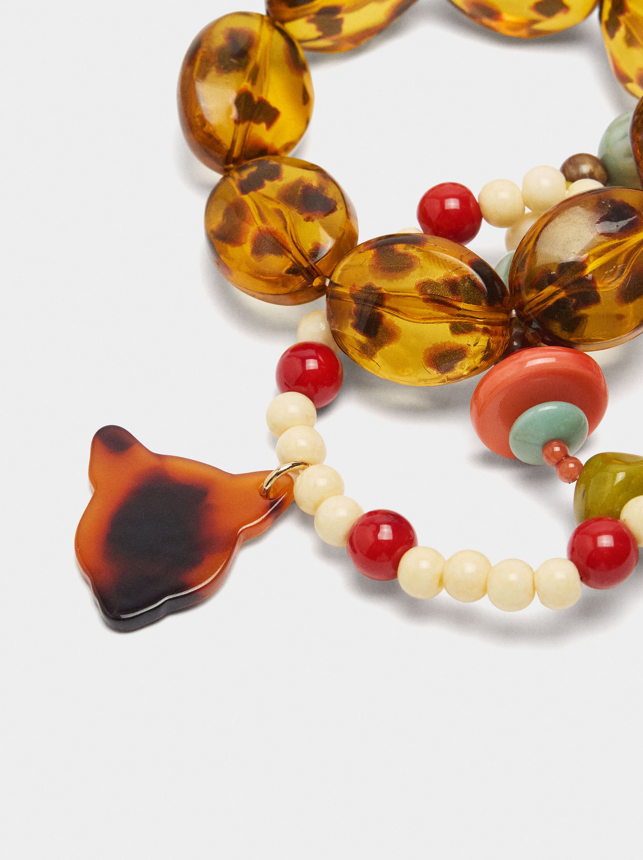 Set of bracelets with tortoise effect image number 2.0