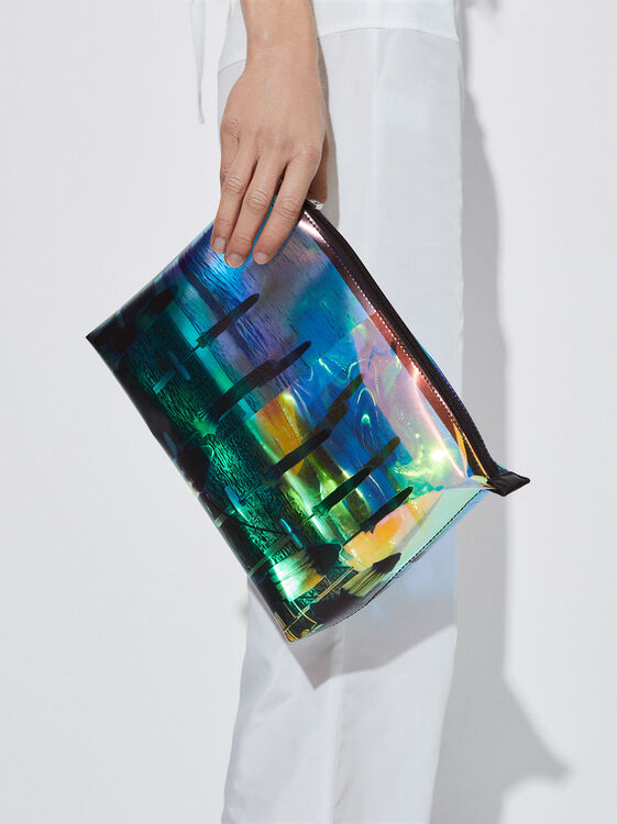 Holographic Handbag, Multicolor, hi-res