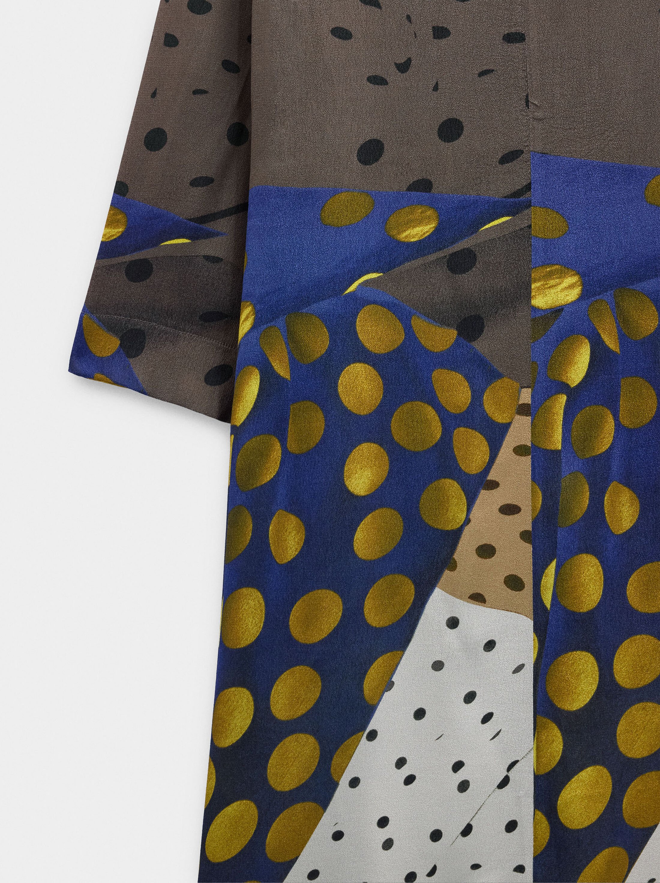 Long printed dress image number 5.0