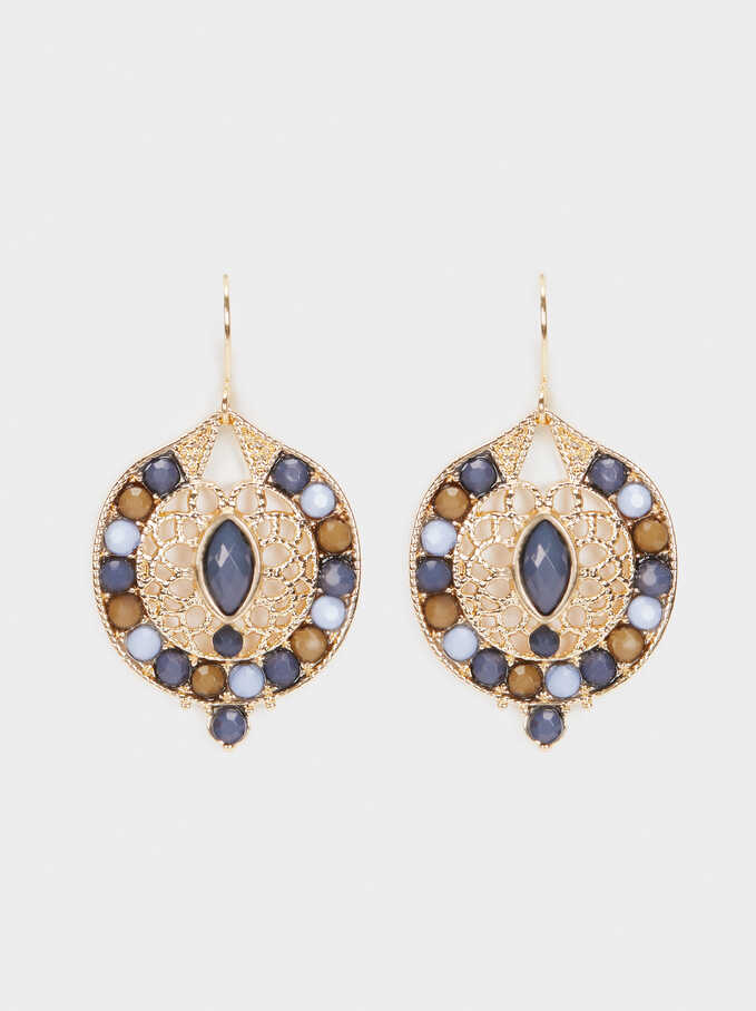 Boucles D Oreilles Avec Perles Fantaisie Multicouleur Pastel Femme Tout Voir Parfois Com