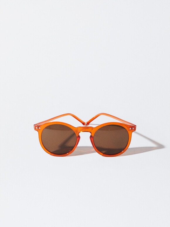 Gafas De Sol Redondas , Naranja, hi-res