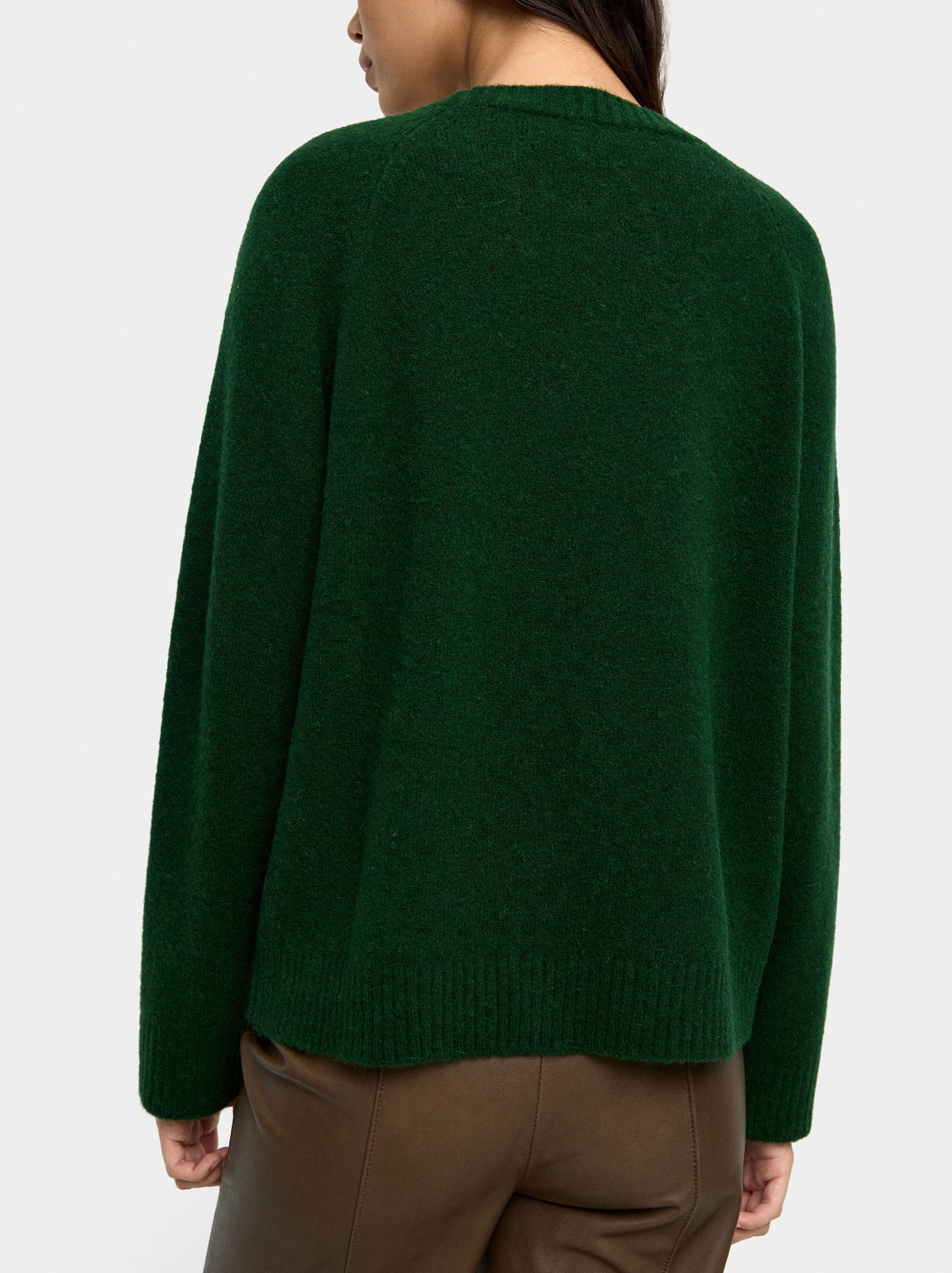 Knit sweater with wool image number 2.0