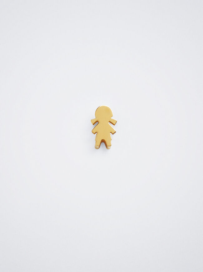 Online Exclusive - Stainless Steel Girl Charm image number 0.0